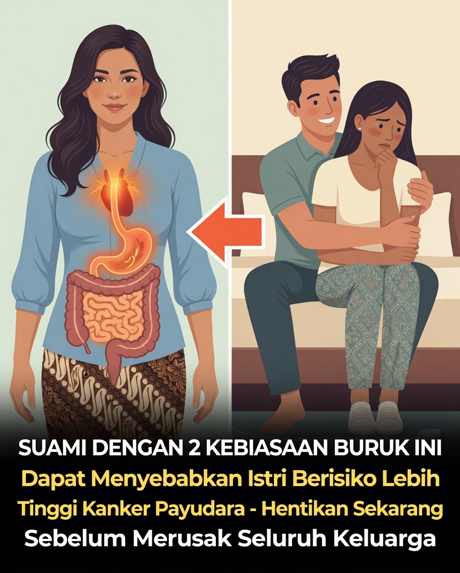 Bagaimana kebiasaan tidak sehat suami seperti merokok dan alkohol dapat memengaruhi faktor risiko kanker payudara pada istri
