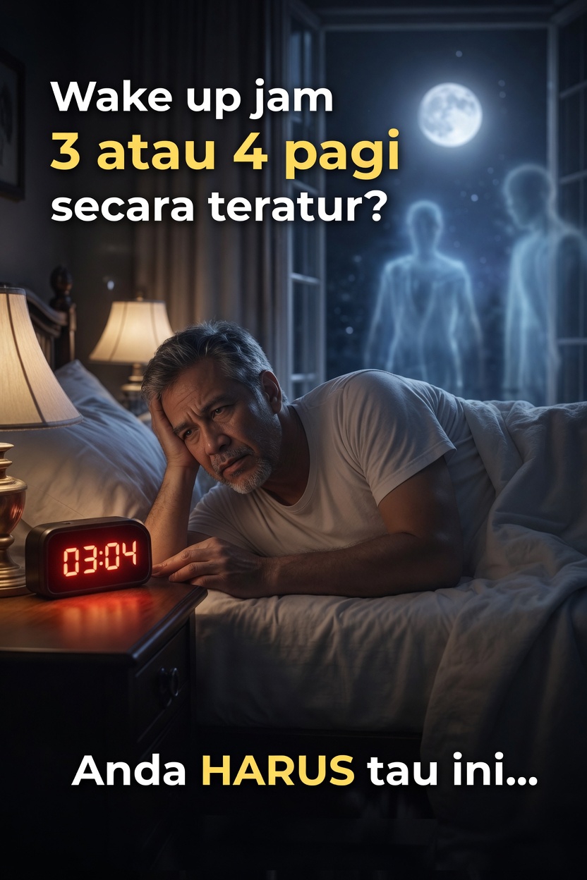 Bangun Pukul 3 atau 4 Pagi: Apa Artinya dan Kebiasaan Sederhana untuk Membantu Anda Tidur Lebih Nyenyak