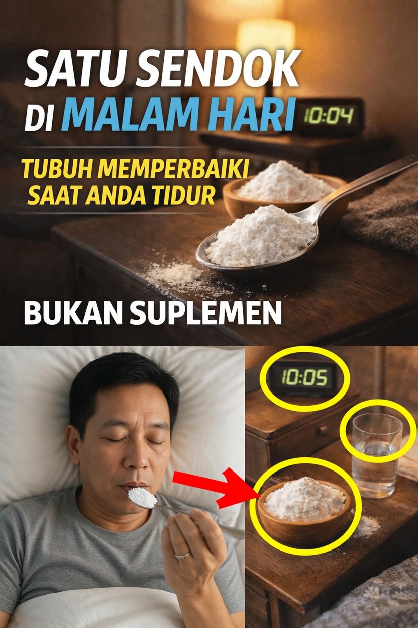 Apa yang Terjadi Saat Anda Mengonsumsi Satu Sendok Teh Bubuk Alami Ini Sebelum Tidur