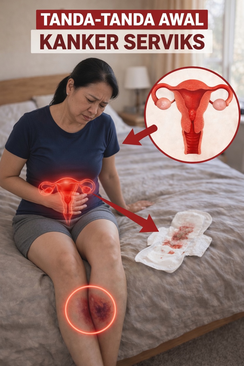 9 Tanda Peringatan Dini Kanker Serviks yang Diabaikan Kebanyakan Wanita Sampai Terlambat