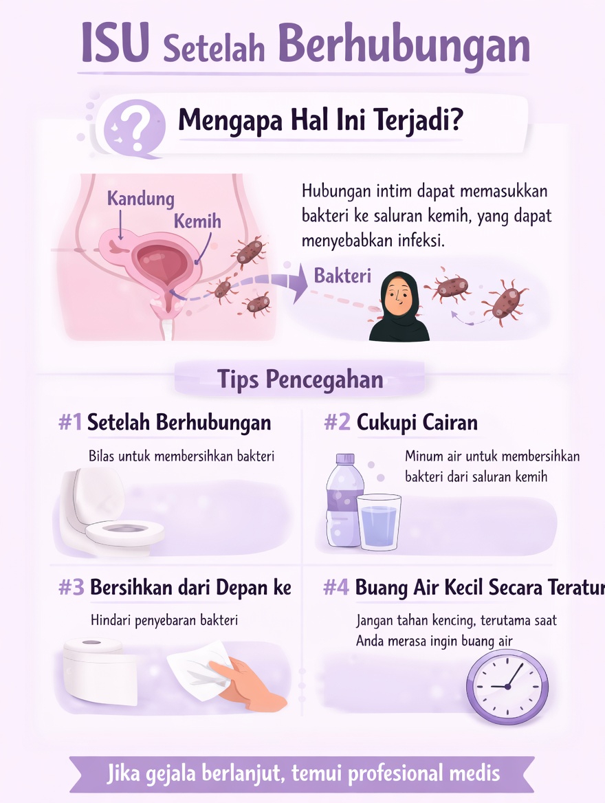 Mengapa Buang Air Kecil Setelah Be.. Adalah Kebiasaan Sederhana yang Mendukung Kesehatan Saluran Kemih Anda