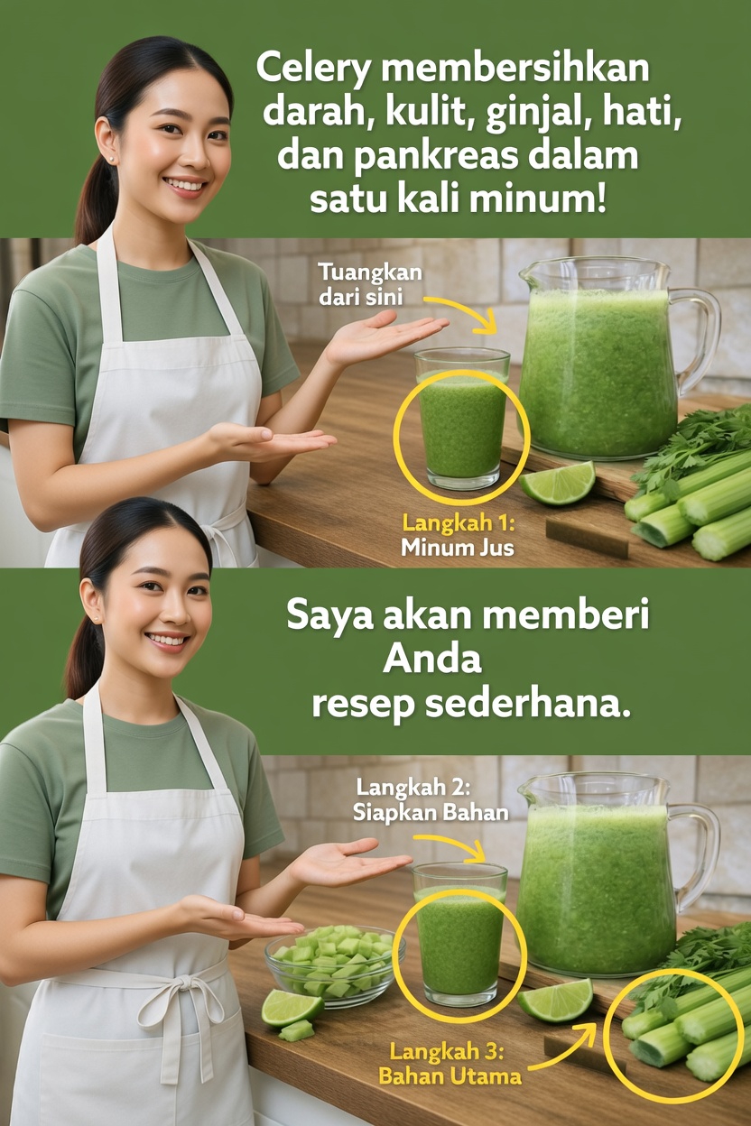 Apakah Jus Seledri Benar-Benar Seampuh Itu? Apa Kata Sains tentang Minuman Hijau Populer Ini