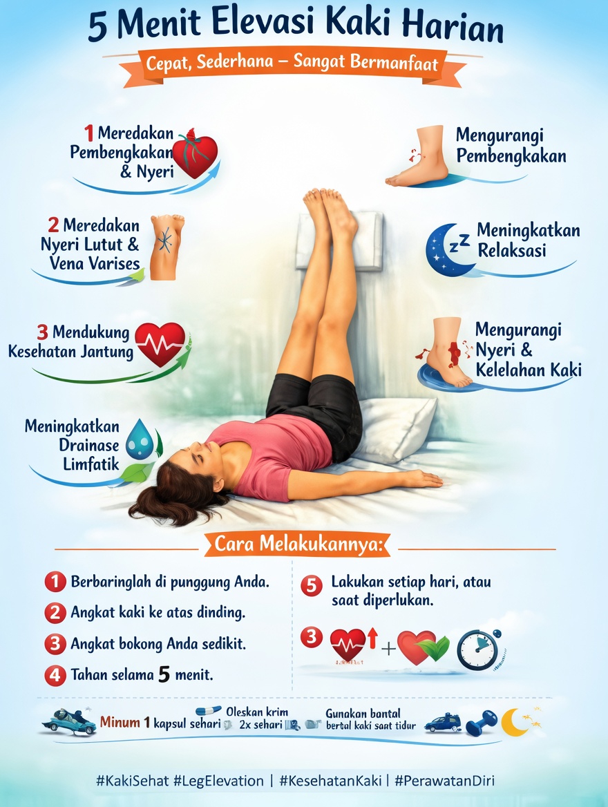 Temukan Kebiasaan Harian Sederhana yang Dapat Mendukung Sirkulasi Kaki yang Sehat pada Orang Dewasa Lanjut Usia