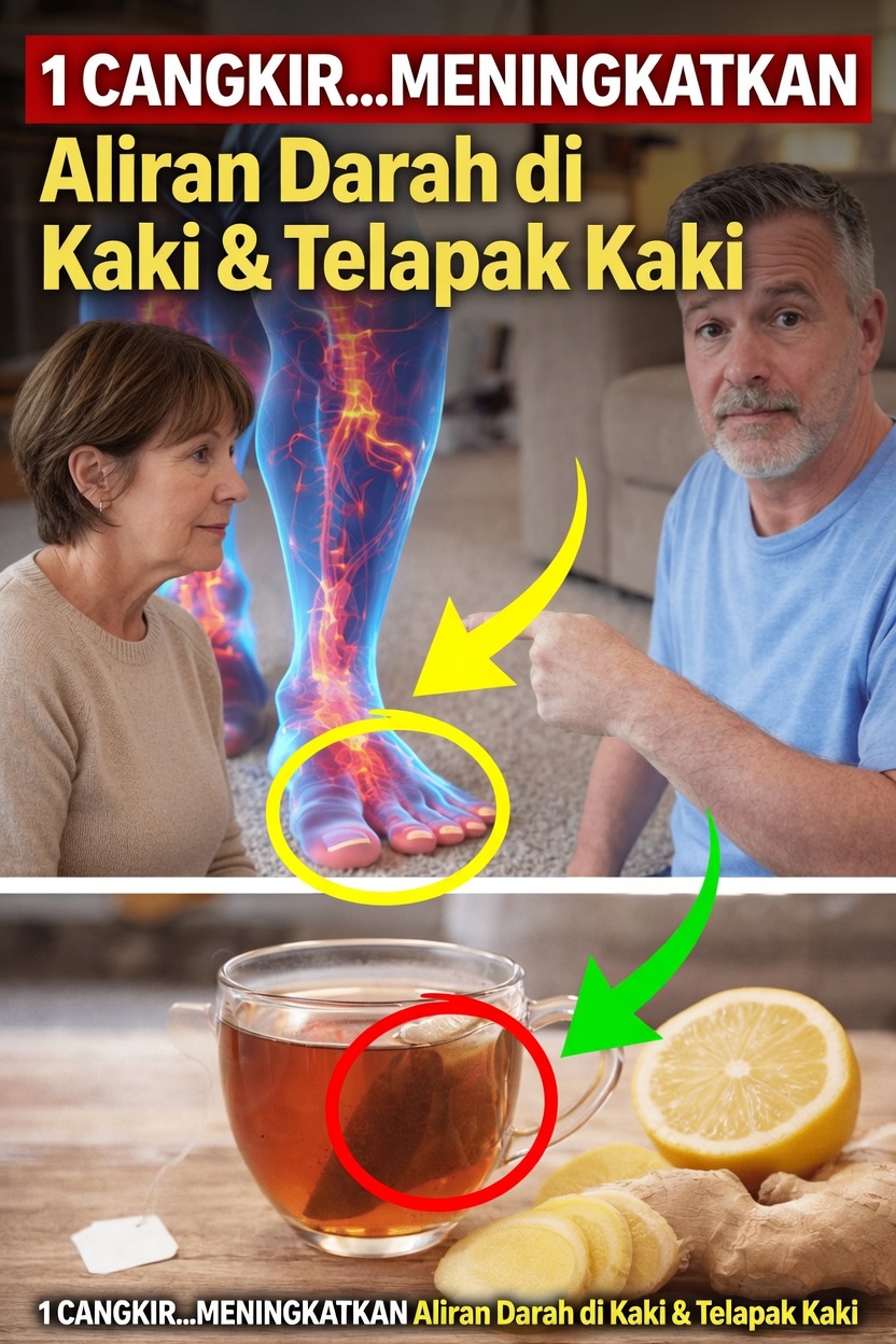 1 Cangkir Sehari: Cara Sederhana untuk Mendukung Sirkulasi Sehat di Kaki dan Telapak Kaki