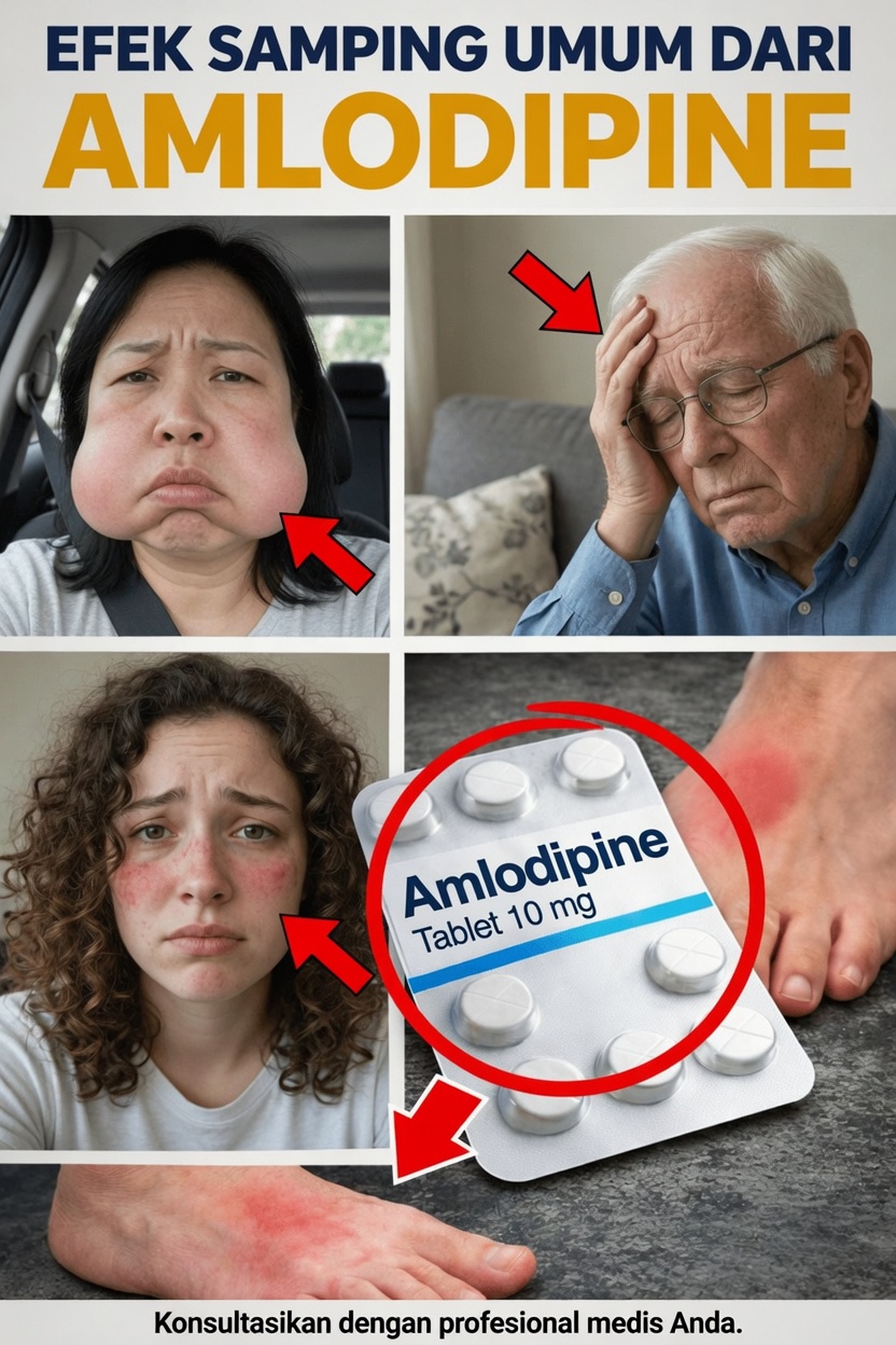 Memahami Efek Samping Umum Amlodipine yang Sering Dialami Pasien dan Cara Sederhana untuk Mengatasinya
