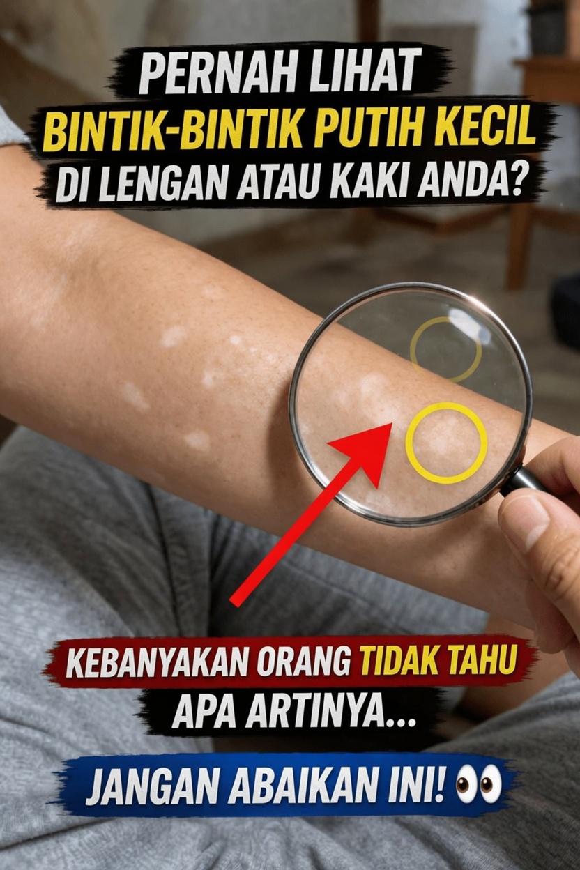 Apa Bintik-Bintik Putih Kecil Ini di Lengan dan Kaki?