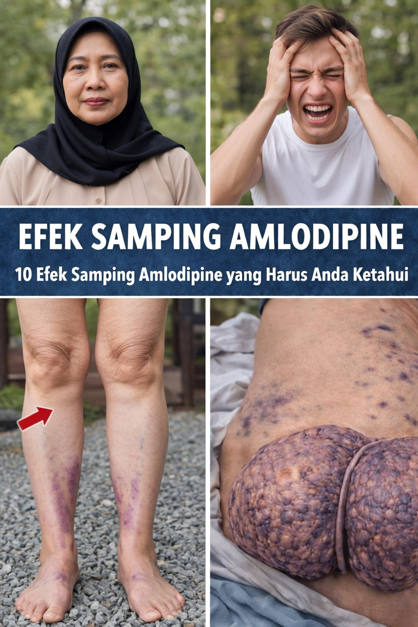 Temukan 12 Efek Samping Amlodipine Teratas dan Tips Harian Sederhana agar Merasa Lebih Nyaman