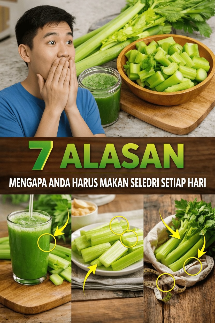 7 Alasan untuk Makan Seledri Setiap Hari (Didukung oleh Sains)