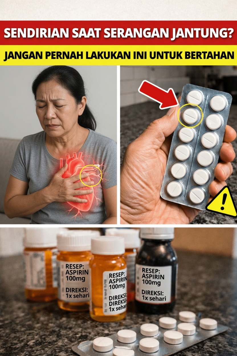 Cara Bertahan dari Serangan Jantung Saat Sendirian Setelah Usia 60 – 7 Tips Penyelamat Nyawa yang Wajib Diketahui Setiap Lansia