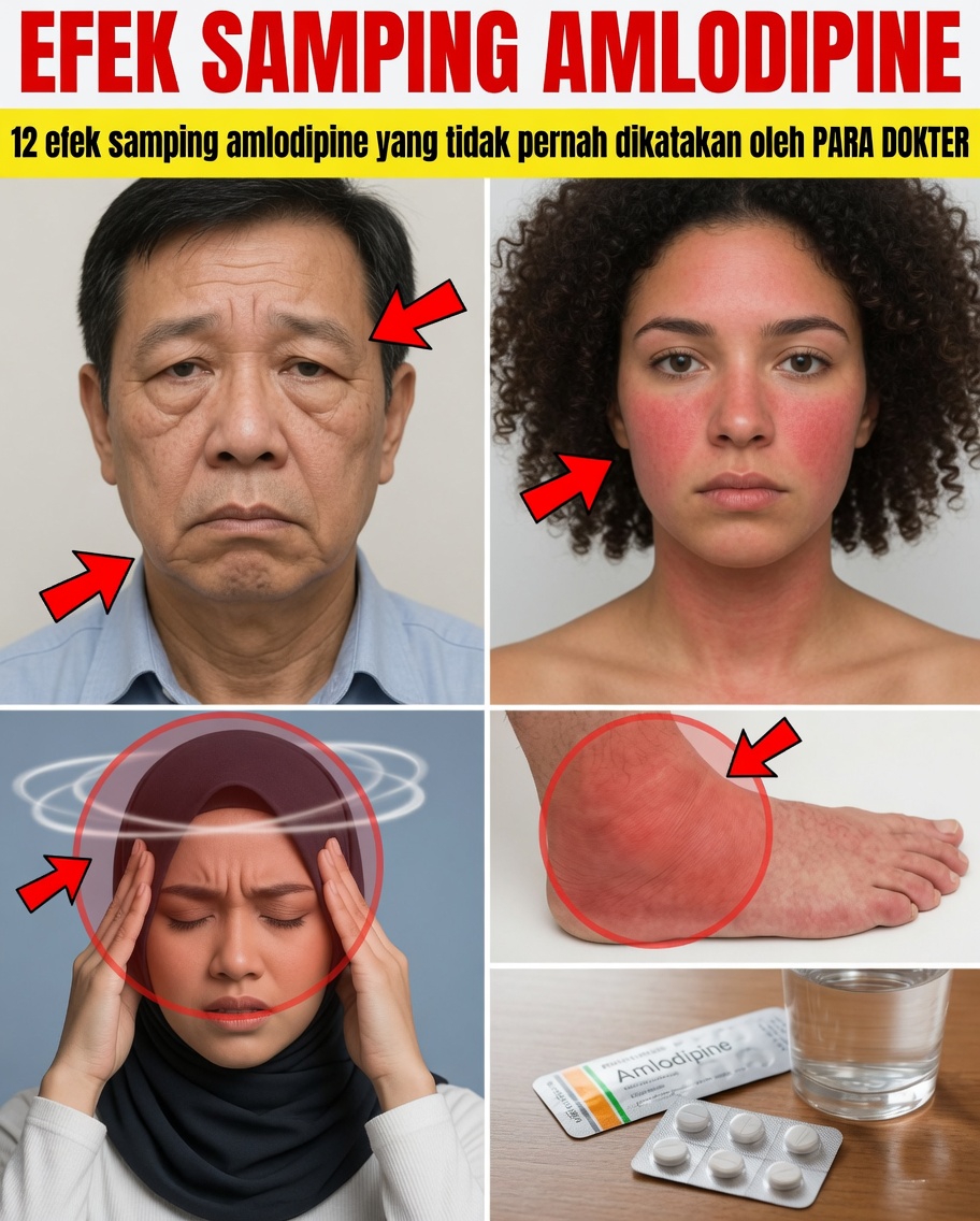 Efek Samping Amlodipine Terungkap: Apa yang Tubuh Anda Coba Katakan