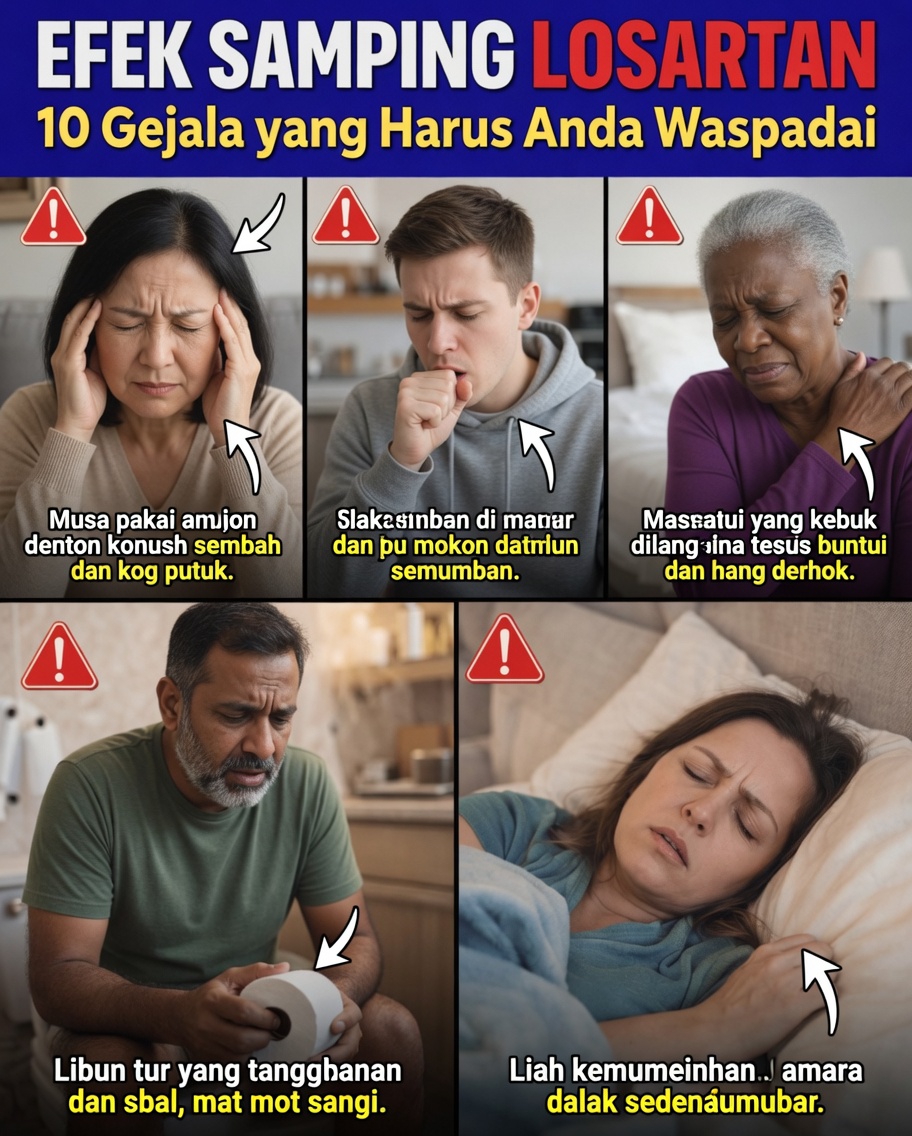 Efek Samping Amlodipine vs Losartan: Temukan Perbedaan Utama dan Tips Praktis untuk Pengelolaan Tekanan Darah yang Lebih Baik