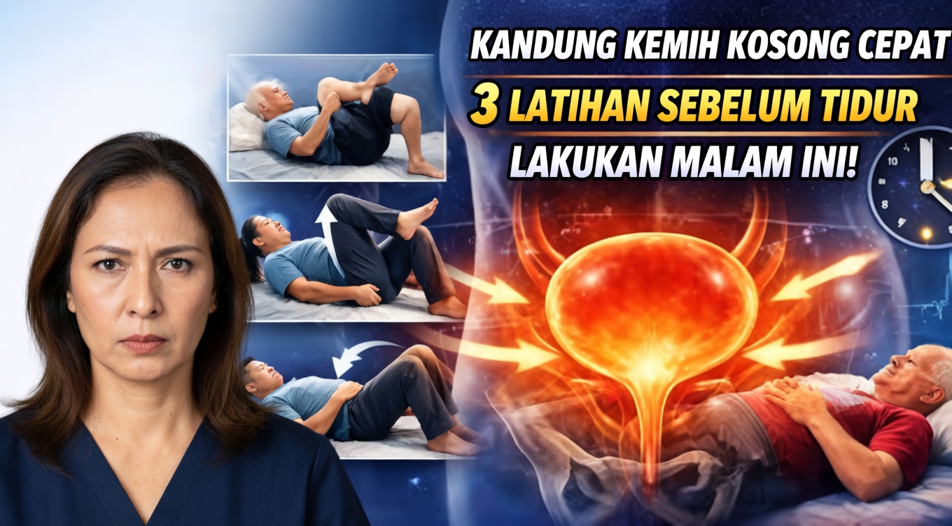Temukan 3 Latihan Mudah Sebelum Tidur untuk Membantu Mengosongkan Kandung Kemih dengan Lebih Efektif Sebelum Tidur