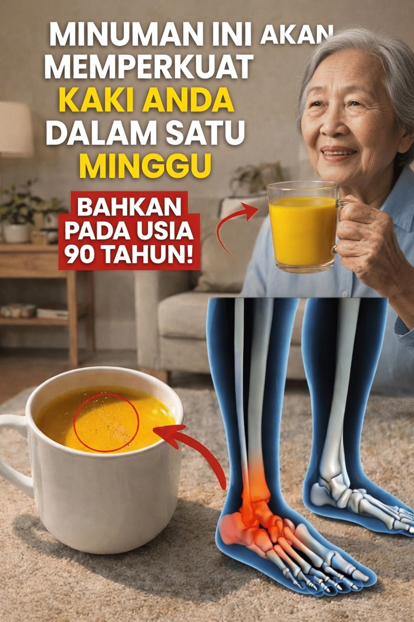 3 Minuman Sederhana yang Dapat Membantu Mendukung Kekuatan dan Mobilitas Kaki Seiring Bertambahnya Usia