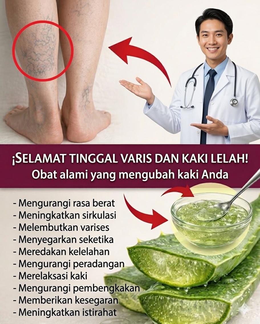 🌿 Lidah buaya untuk meredakan kaki yang lelah: obat alami yang menyegarkan dan melancarkan sirkulasi darah