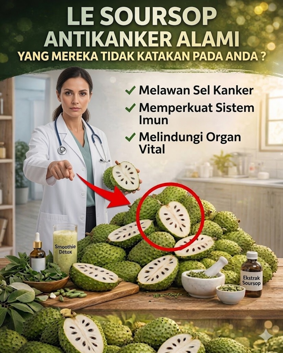 Guanábana: buah tropis yang semakin menarik perhatian karena potensi manfaatnya bagi kesehatan