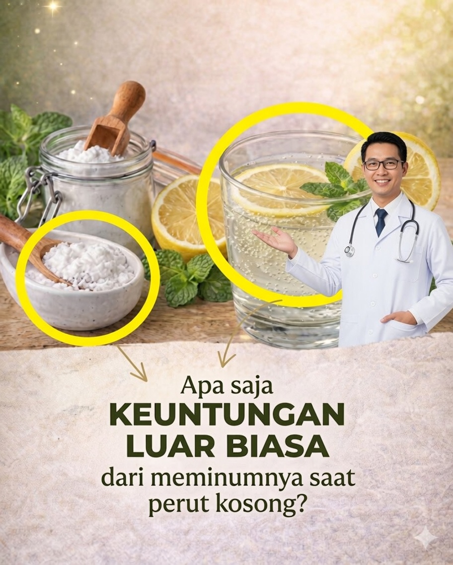 🍋 Mencampur Air Lemon dengan Soda Kue: Apa yang Sebenarnya Terjadi di Tubuh Anda?
