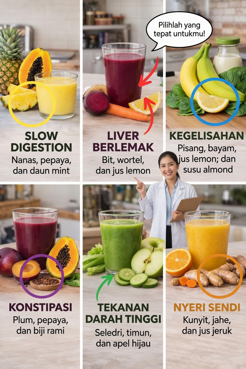 Jus Detoks Alami: Resep Sederhana untuk Mendukung Kesehatan Tubuh Anda Setiap Hari