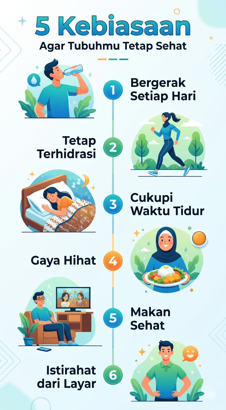 Kebiasaan Sederhana Sehari-hari yang Dapat Mendukung Kesehatan Anda Secara Menyeluruh (Dan Mengapa Itu Penting)