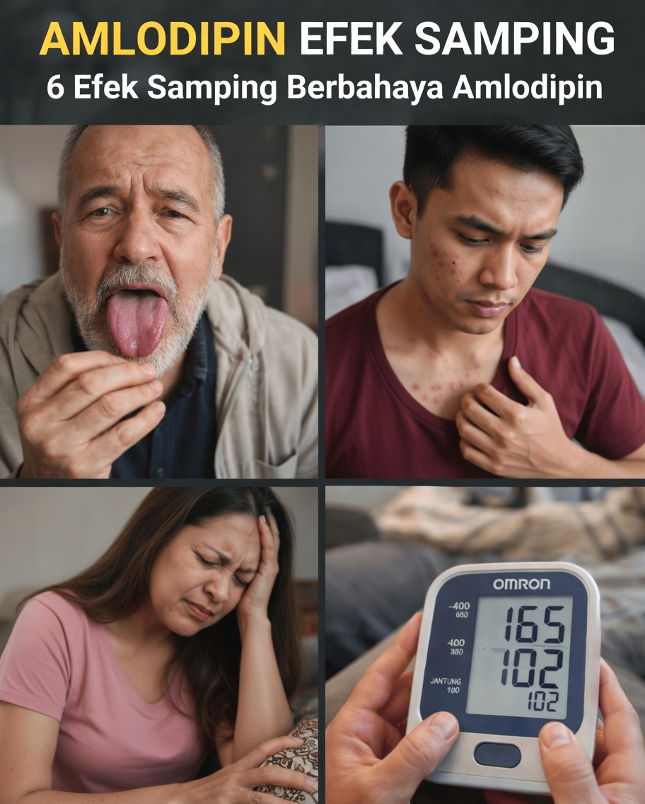 Apa 6 Efek Samping Umum Amlodipine dan Apa yang Dapat Anda Lakukan untuk Mengatasinya?