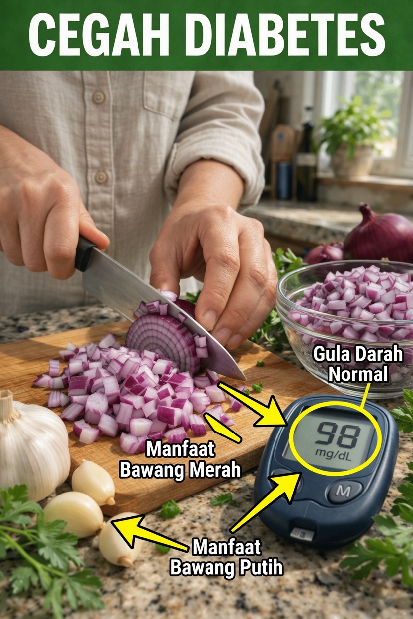 Bagaimana Bawang Merah Membantu Mendukung Kadar Gula Darah yang Sehat? Kebiasaan Sederhana di Dapur yang Patut Dicoba