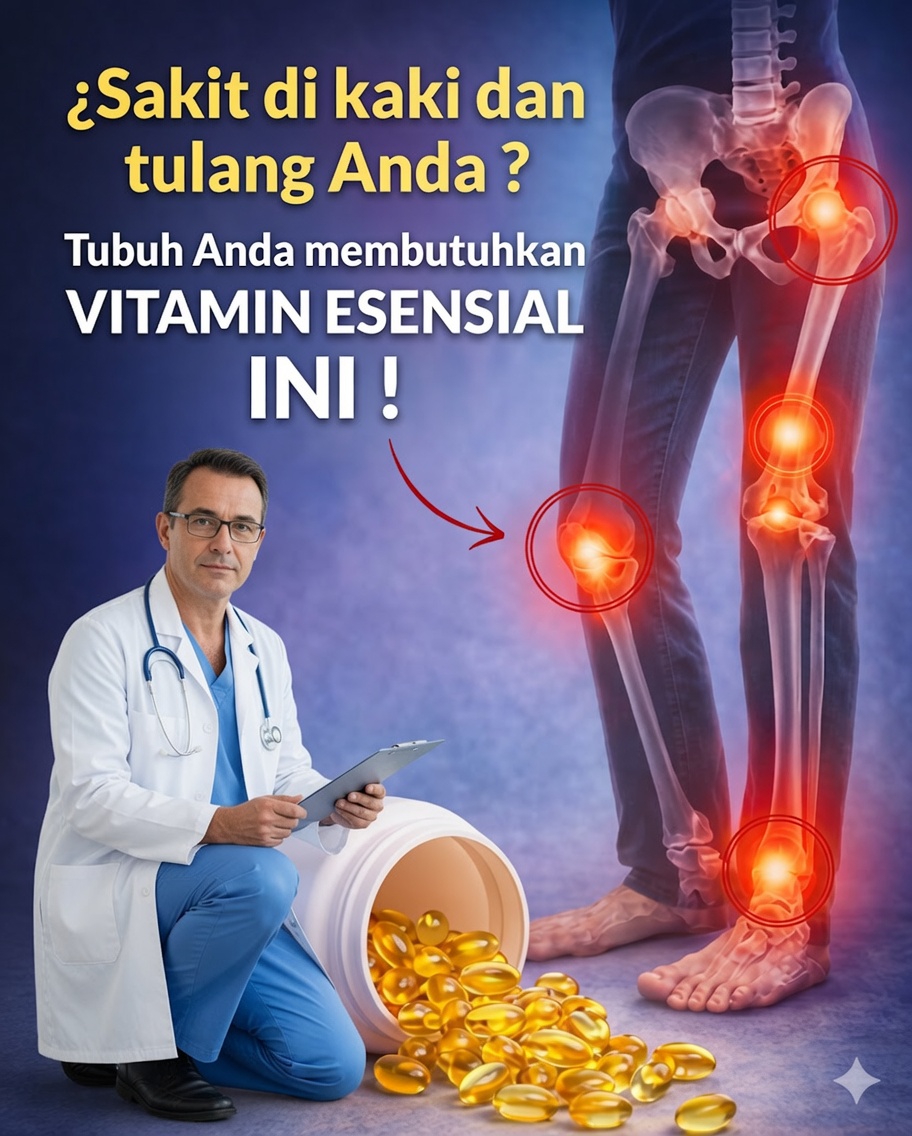 🦴 Vitamin Esensial yang Dapat Meredakan Nyeri Sendi Secara Alami