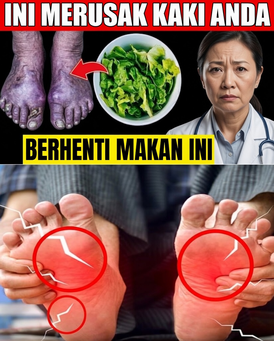 Lansia, perhatian: 15 makanan yang diam-diam dapat memperburuk mati rasa dan kesemutan pada kaki