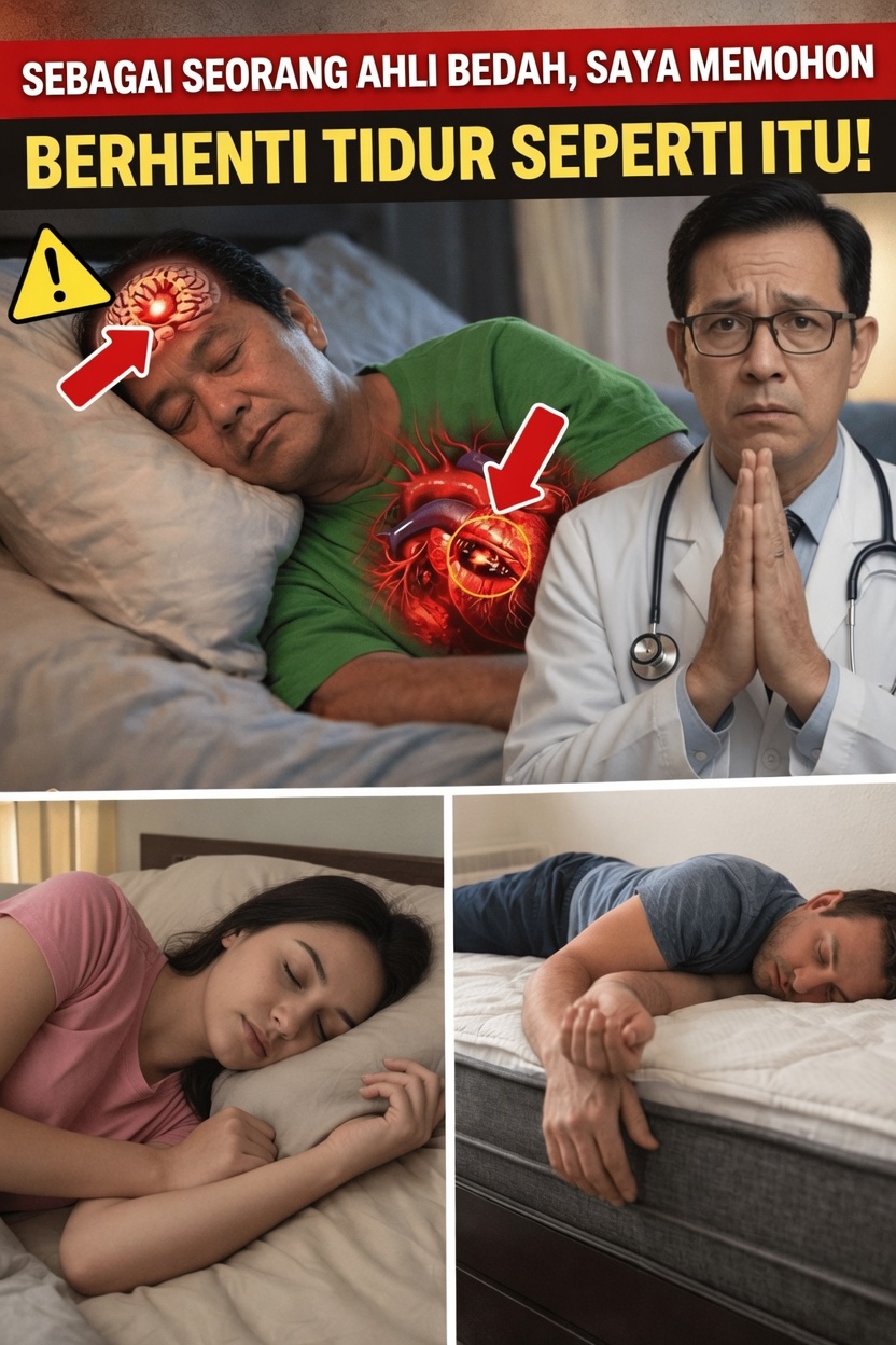 Ahli Bedah Jantung Ungkap Posisi Tidur Umum Ini Mungkin Mempengaruhi Risiko Stroke Anda Dalam Semalam Tips Kesehatan Lansia
