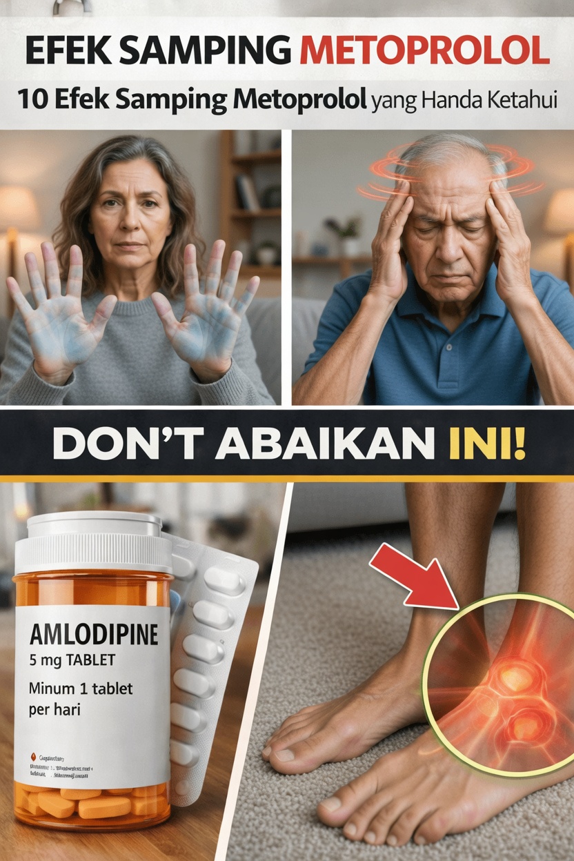 10 Efek Samping Umum Metoprolol yang Perlu Anda Ketahui dan Diskusikan dengan Dokter Anda