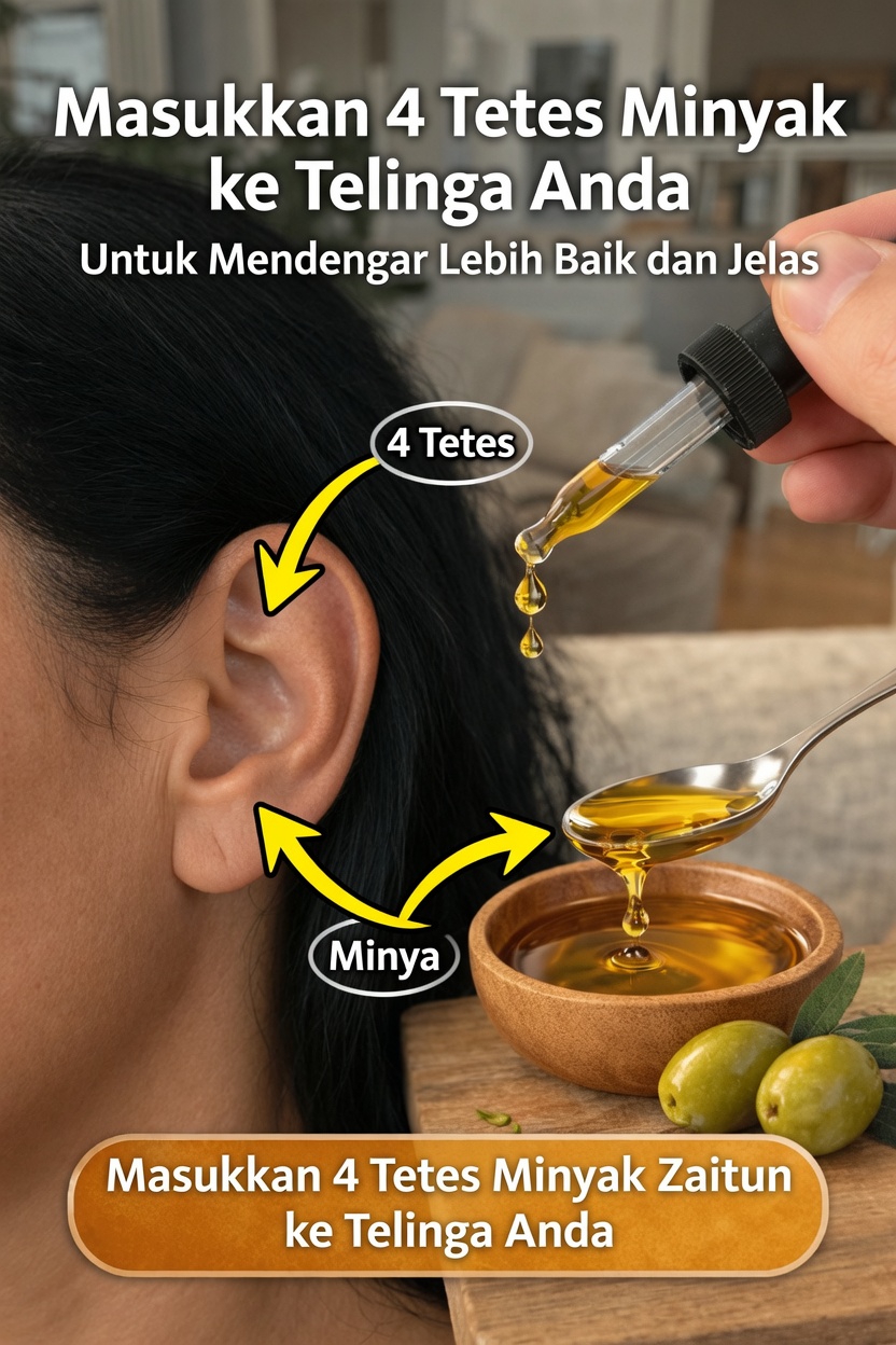 Pernahkah Anda Mencoba Meneteskan Beberapa Tetes Minyak Zaitun ke Telinga Anda?