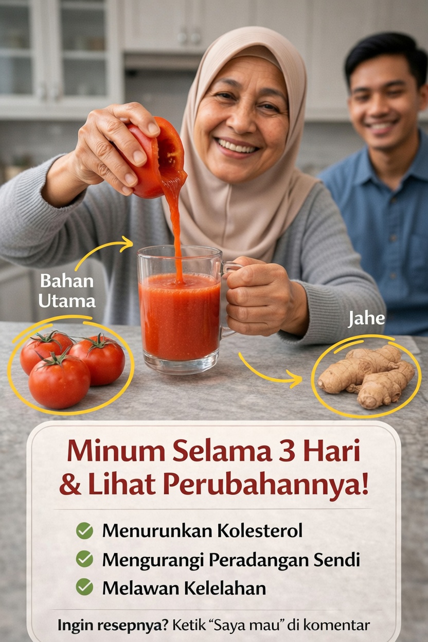 Jus Tomat dan Jahe: Kebiasaan Harian Sederhana untuk Kesehatan yang Lebih Baik