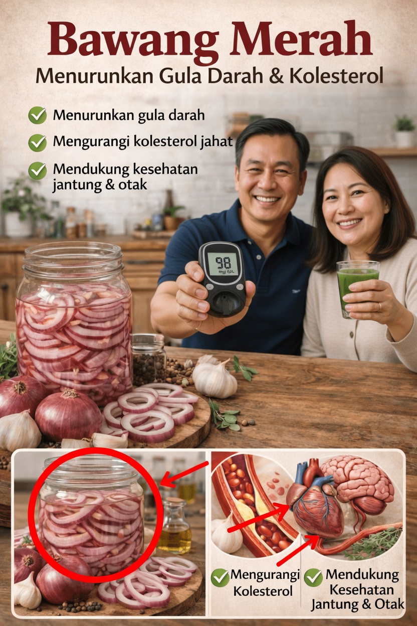 Bawang Merah: Cara Sederhana untuk Mendukung Kadar Gula Darah dan Kolesterol yang Sehat