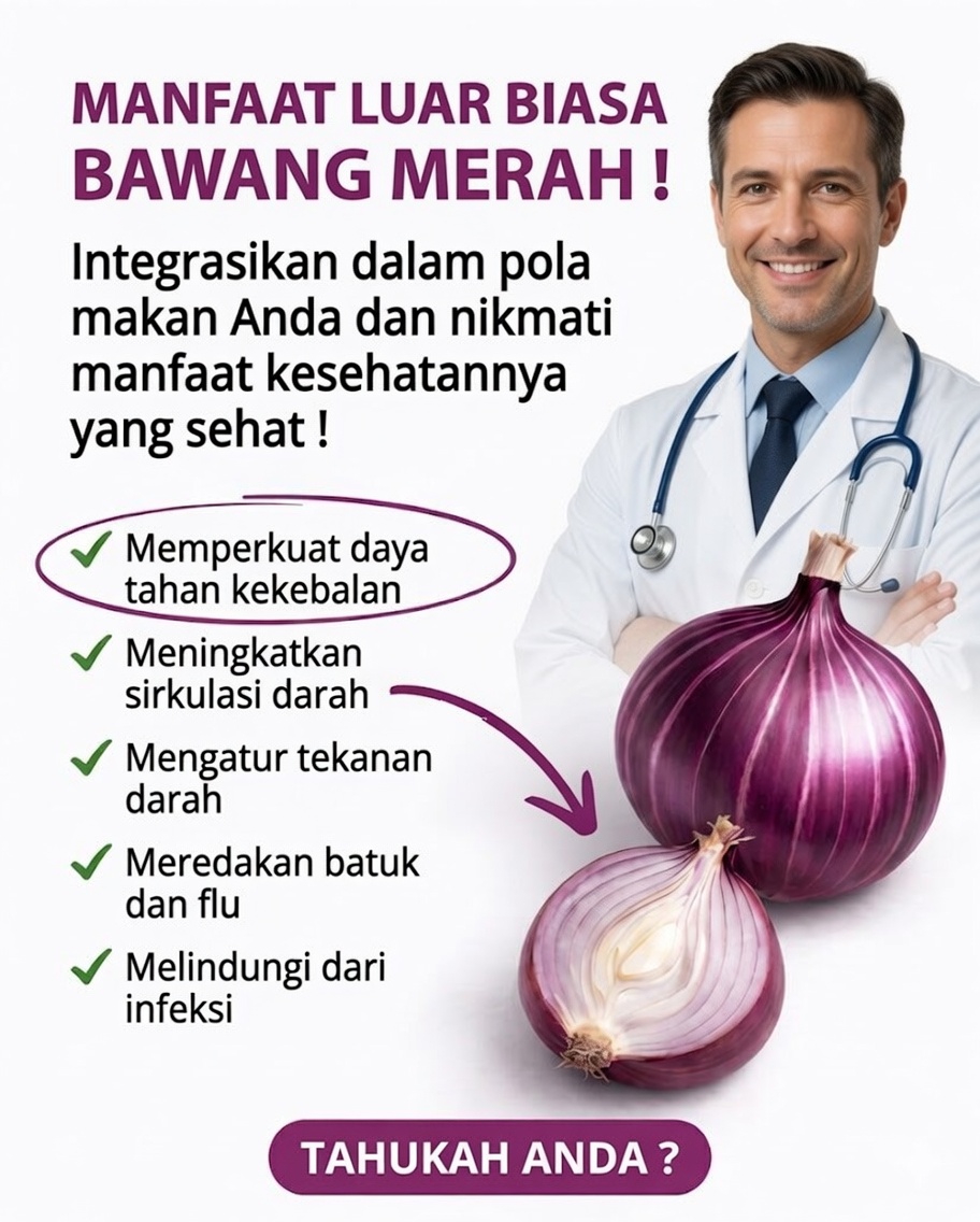 Manfaat bawang merah bagi kesehatan: superfood alami yang perlu dimasukkan ke dalam pola makan Anda 🧅