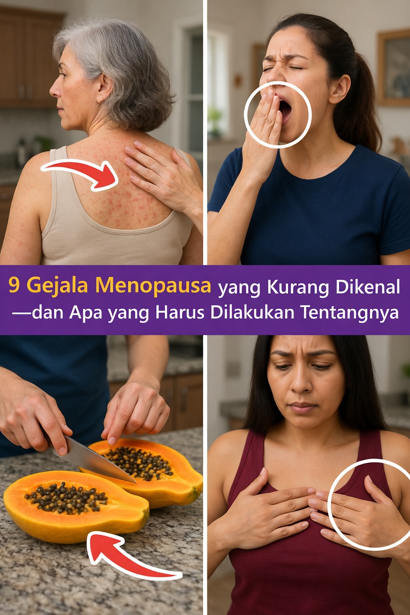 9 Gejala Menopause yang Kurang Dikenal yang Sering Diabaikan Banyak Wanita dan Kebiasaan Harian Sederhana yang Mungkin Membantu
