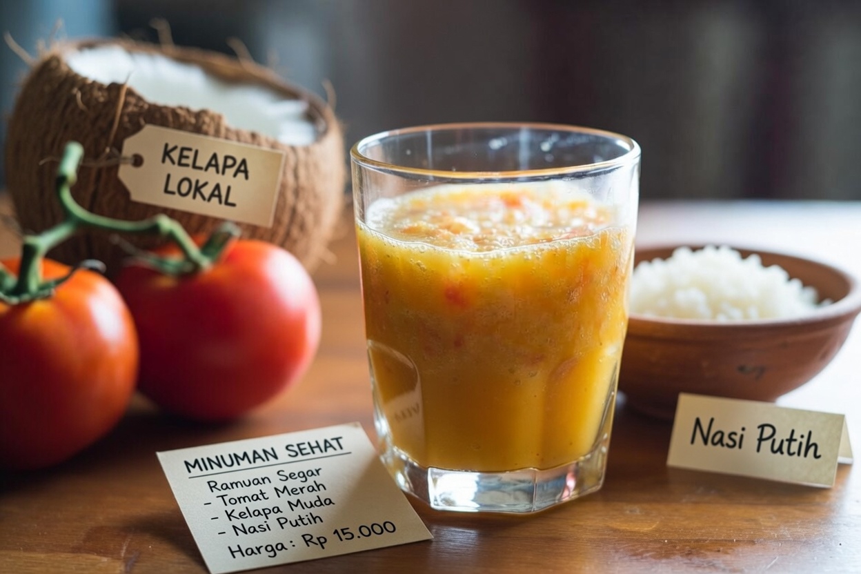 Segarkan Ginjal Anda: Minuman Sederhana dari Tomat dan Air Kelapa untuk Kesehatan Saluran Kemih