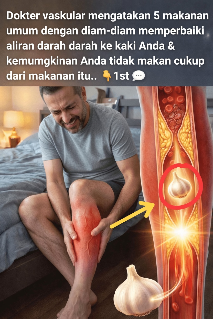 5 Makanan Sehari-hari yang Dapat Membantu Mendukung Aliran Darah yang Lebih Baik ke Kaki Anda – Seorang Dokter Vaskular Menyoroti Hal yang Sering Diabaikan Banyak Orang