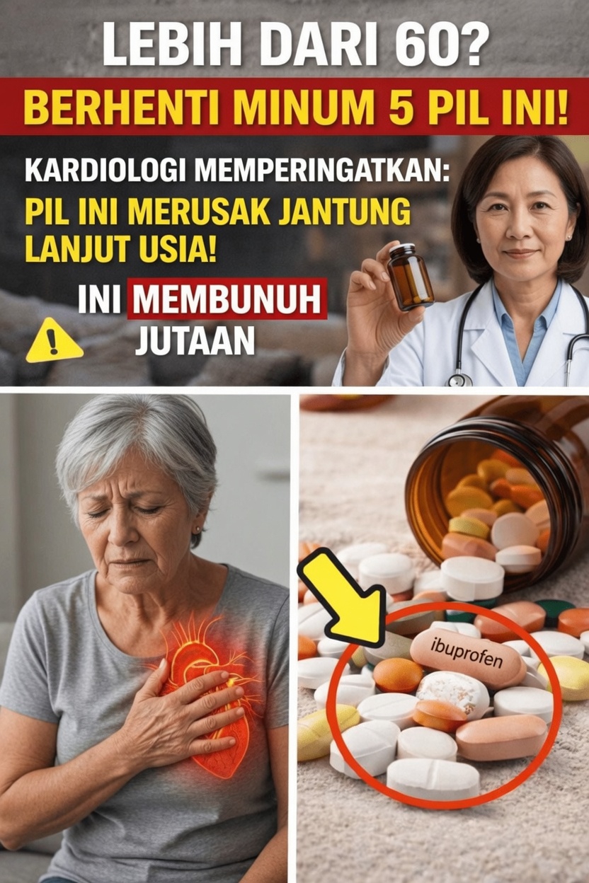 Yang Perlu Diketahui Orang Dewasa di Atas 60 Tahun Tentang Ibuprofen dan Pertimbangan Kesehatan Jantung