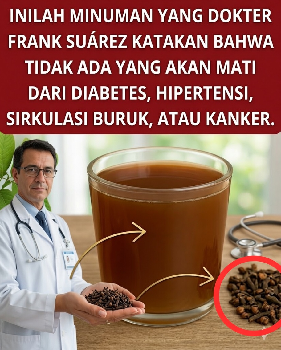 🌿 Minuman alami yang direkomendasikan Dr. Frank Suárez untuk mendukung metabolisme