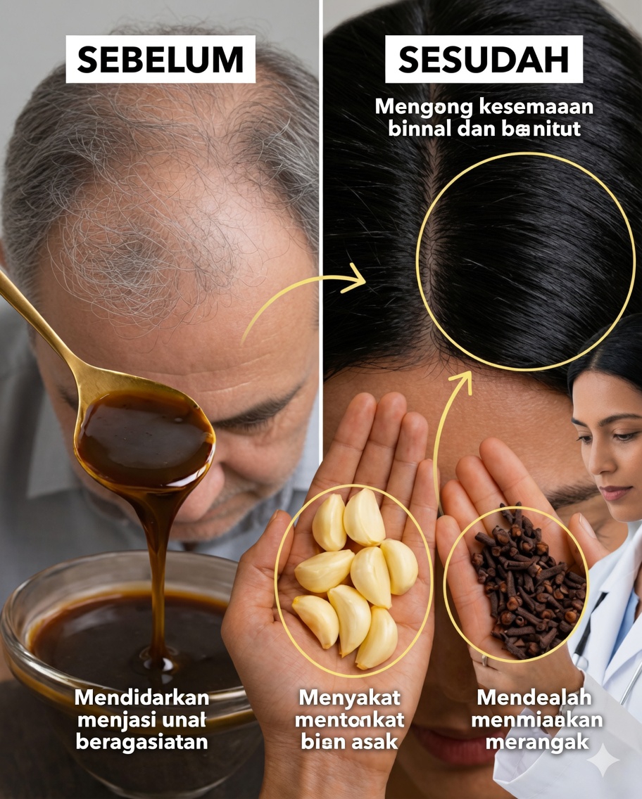 π§πΏ Obat alami berbahan bawang putih dan cengkeh: perkuat rambut Anda secara alami