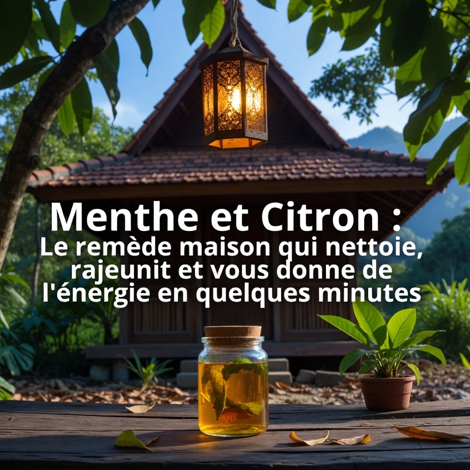 Mint dan Lemon: Obat rumahan yang membersihkan, meremajakan, dan memberi Anda energi dalam beberapa menit.