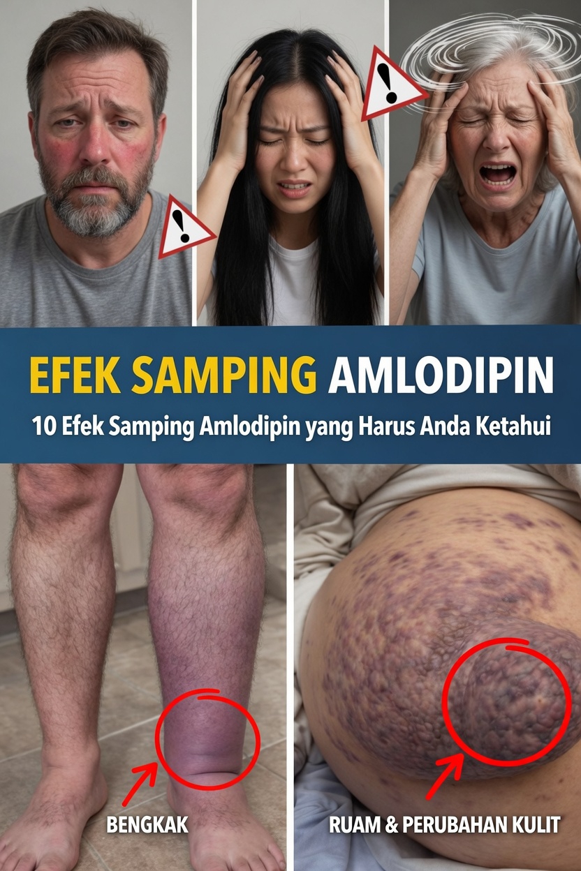 Yang Perlu Anda Ketahui Tentang Efek Samping Amlodipine: 10 Reaksi Umum dan Strategi Penanganan yang Bermanfaat