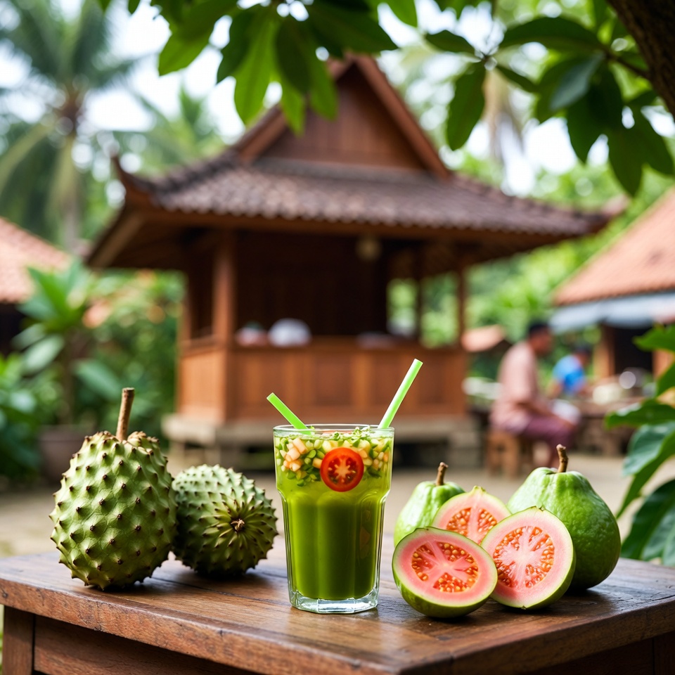 Jus Antioksidan Alami dari Sirsak, Jambu Biji, dan Tomat: Minuman Sehat dengan Beragam Manfaat