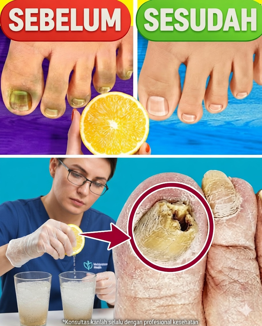 Ucapkan selamat tinggal pada jamur kuku! Obat alami terbaik dengan lemon dan garam 🍋🧂