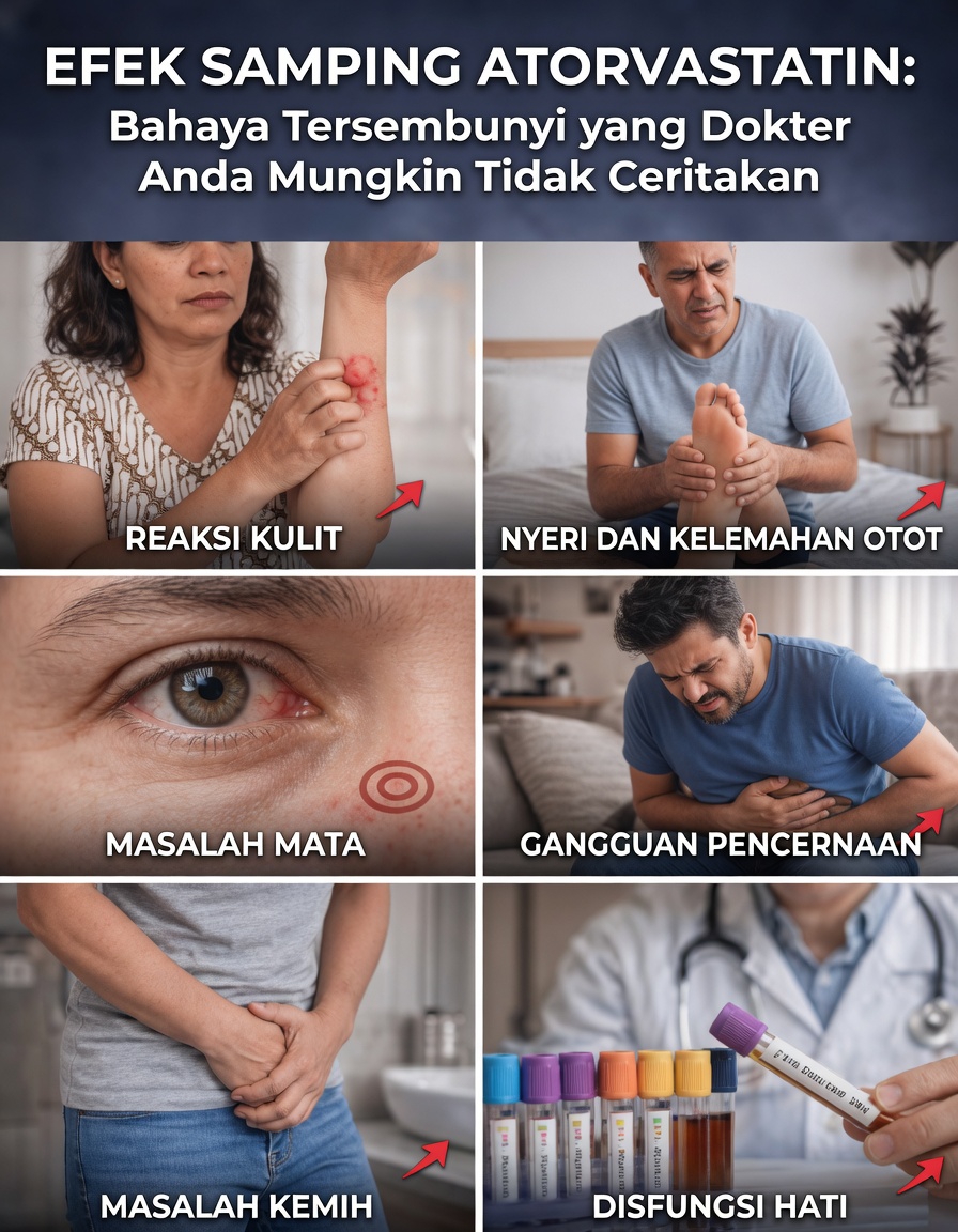 15 Potensi Efek Samping Atorvastatin yang Perlu Anda Ketahui: Panduan Bermanfaat untuk Pasien