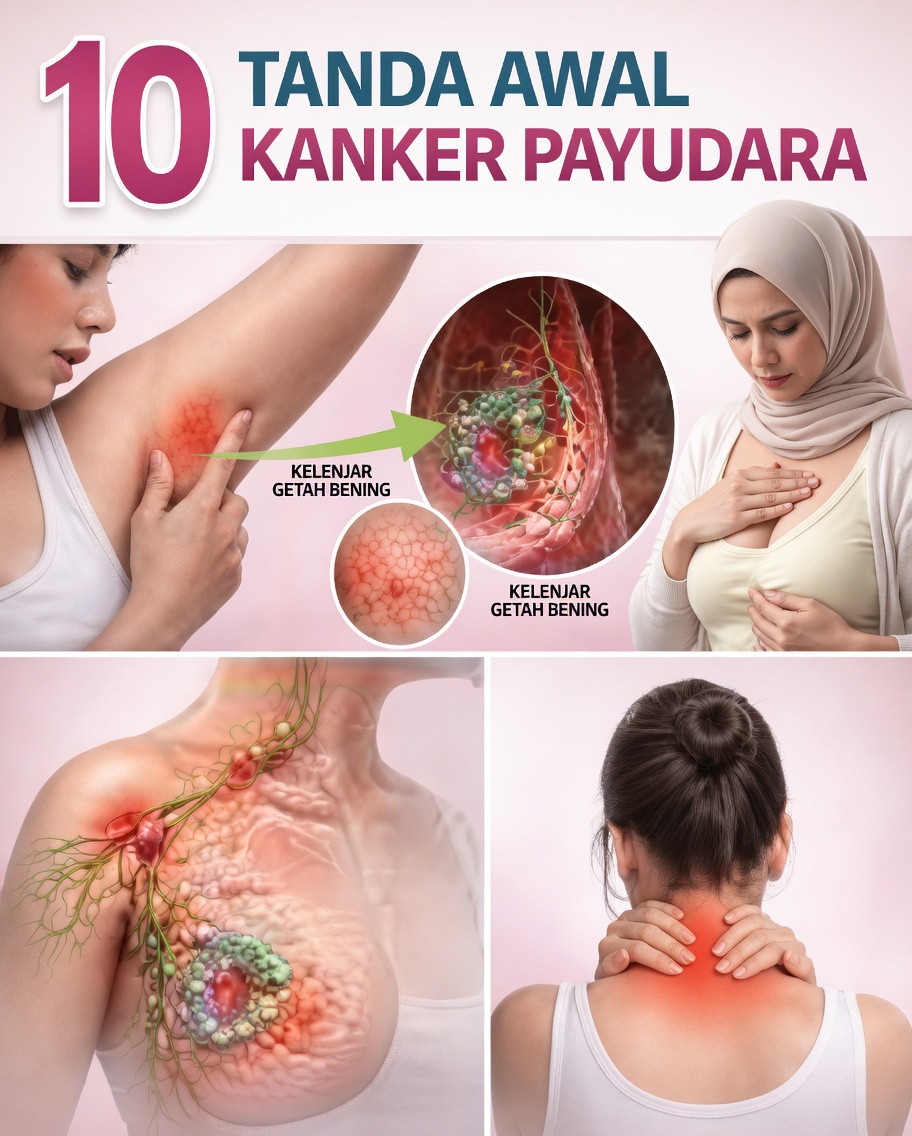 10 Tanda dan Gejala Awal Kanker Payudara yang Tidak Boleh Anda Abaikan