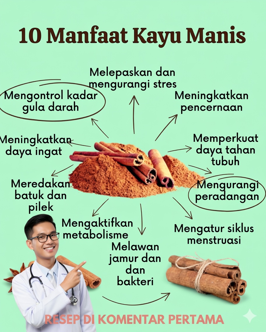 10 manfaat kayu manis yang akan mengubah kesehatan Anda