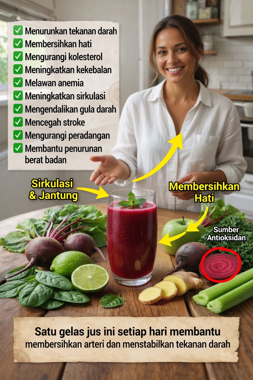 Temukan Manfaat Mengejutkan dari Jus Sayuran Harian Berbahan Dasar Bit untuk Mendukung Kesehatan Jantung