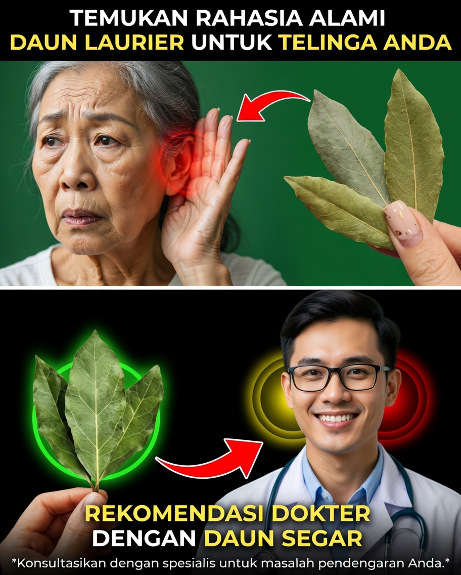Daun salam untuk kesehatan telinga: pendekatan lembut dan alami melawan vertigo, tinitus, dan gangguan keseimbangan