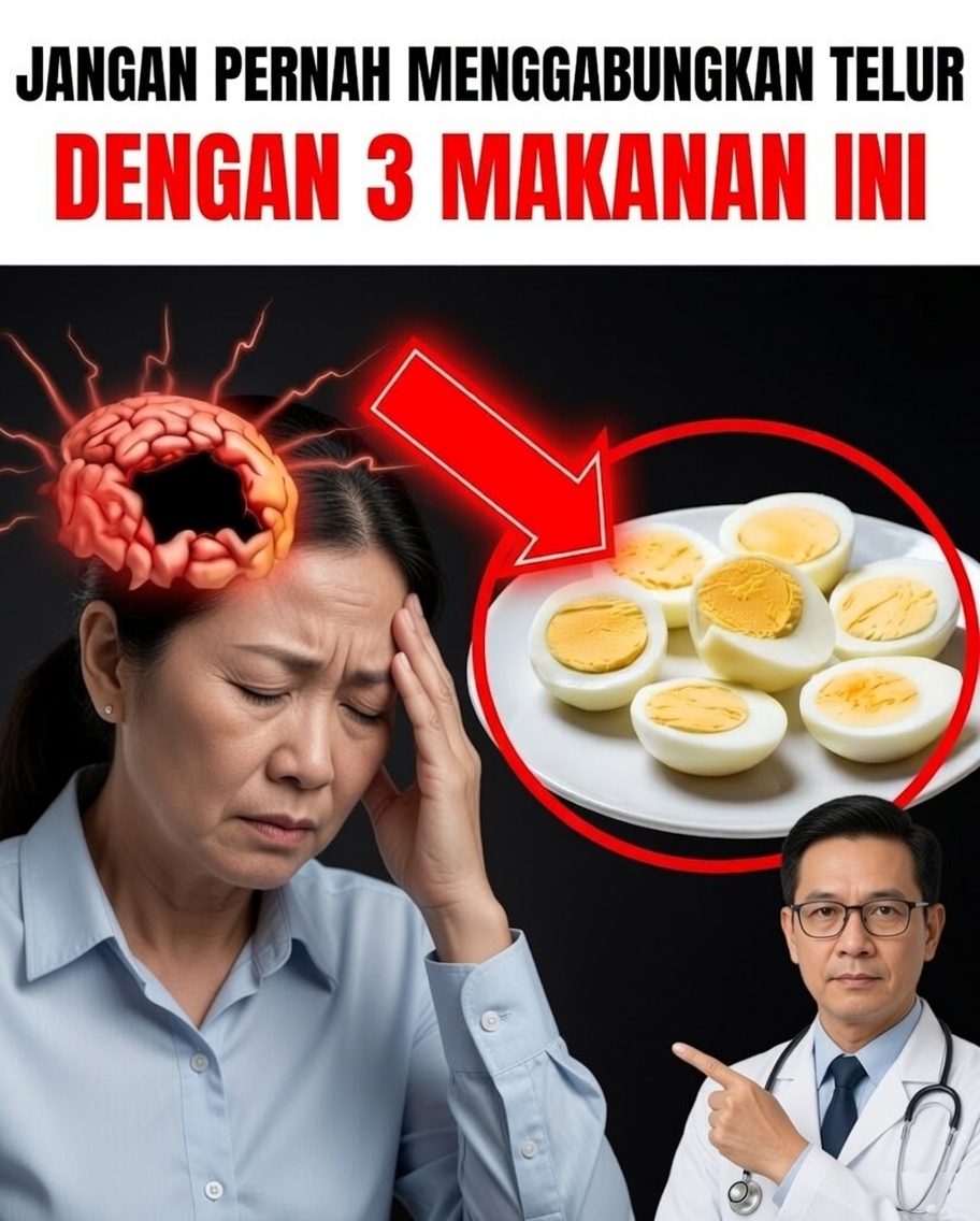 Peringatan bagi Lansia: 3 kombinasi makanan yang harus dihindari dengan telur agar penyerapan nutrisi lebih baik