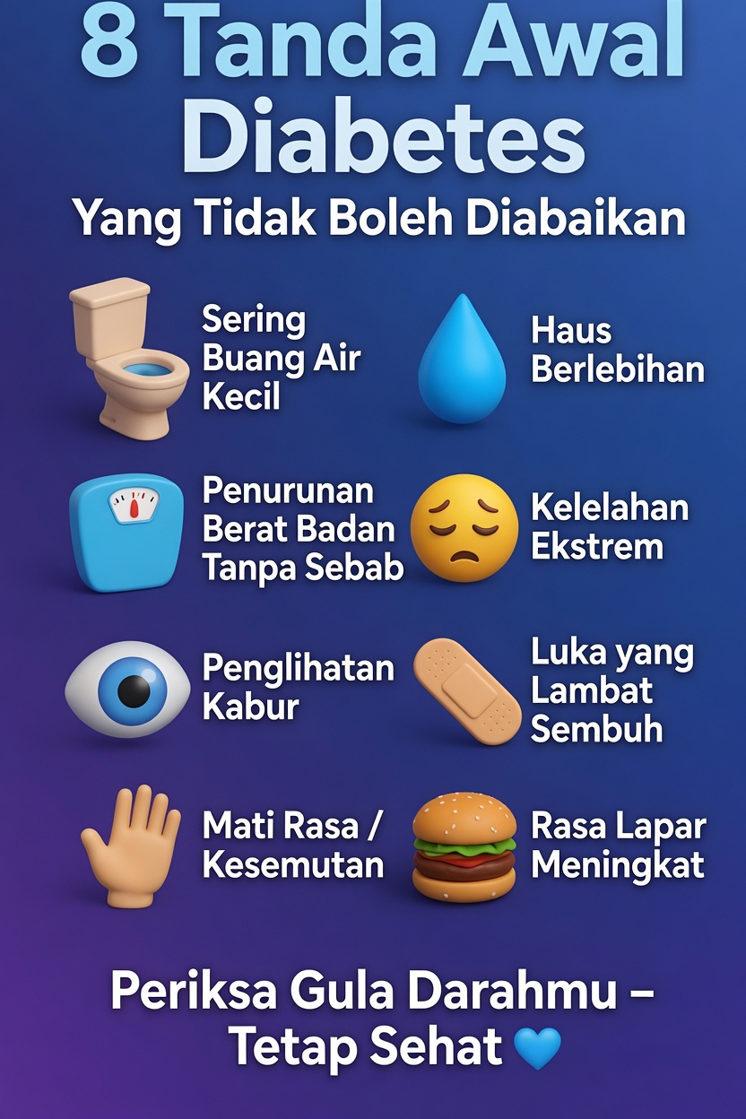 Apakah Anda Mengenali 15 Tanda Awal Diabetes yang Mungkin Muncul pada Kulit dan Tubuh Anda