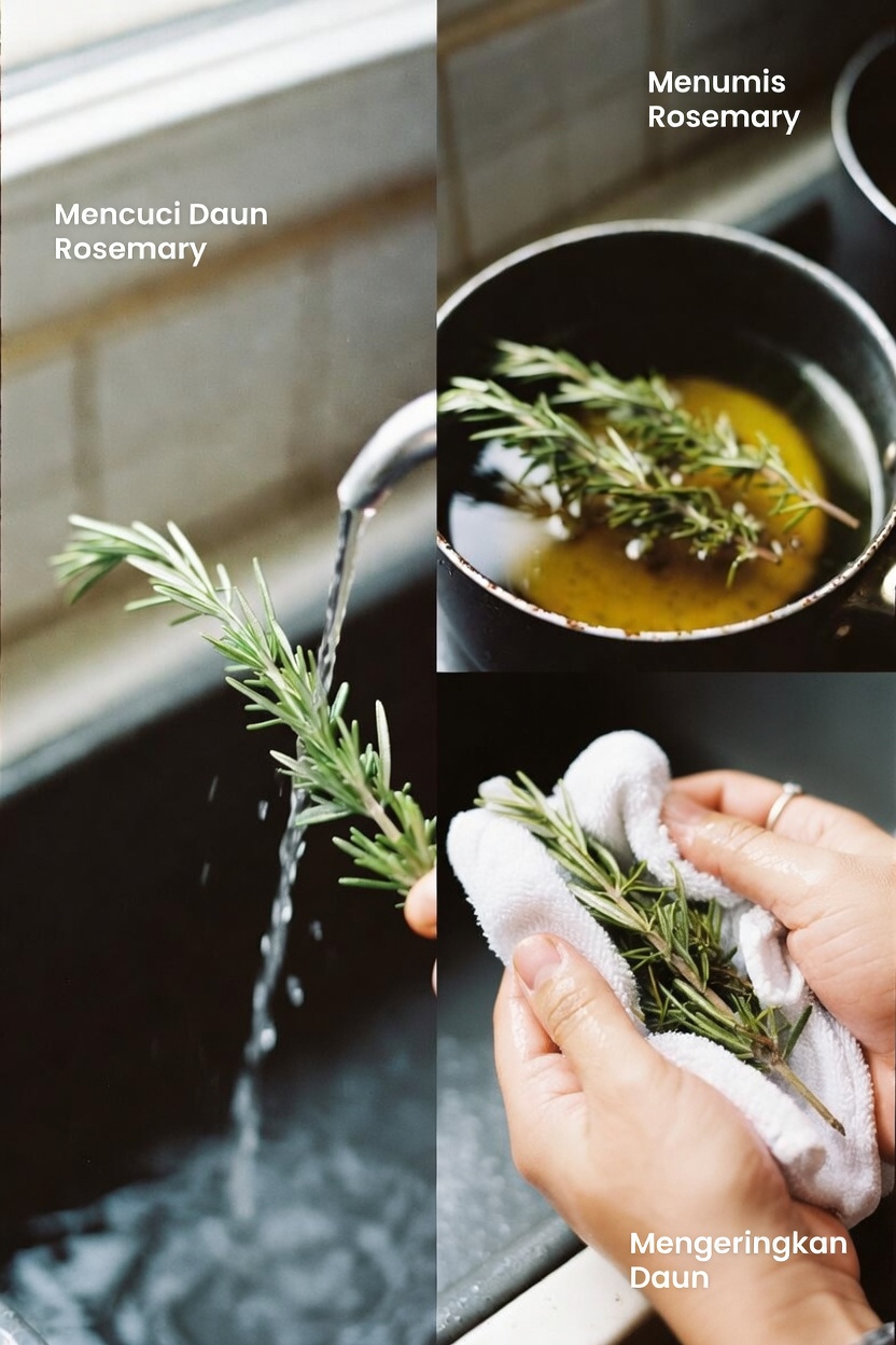 Cara Membuat Minyak Rosemary di Rumah: Panduan Sederhana untuk Rambut yang Tampak Lebih Sehat
